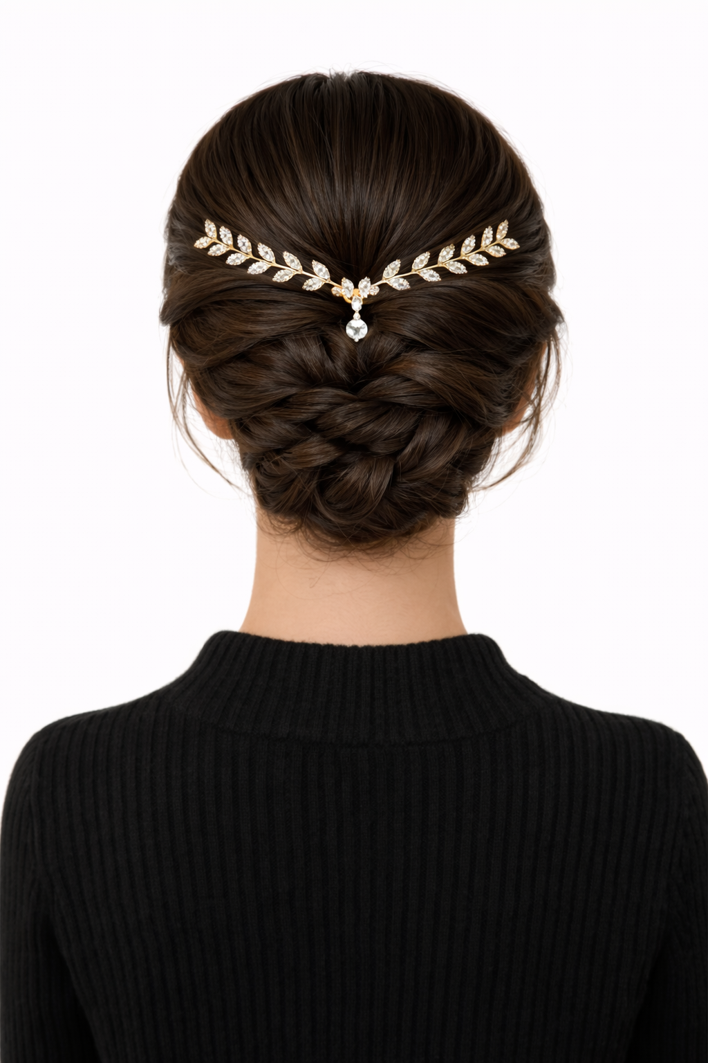 Golden Leaf Grace Hair Crown.