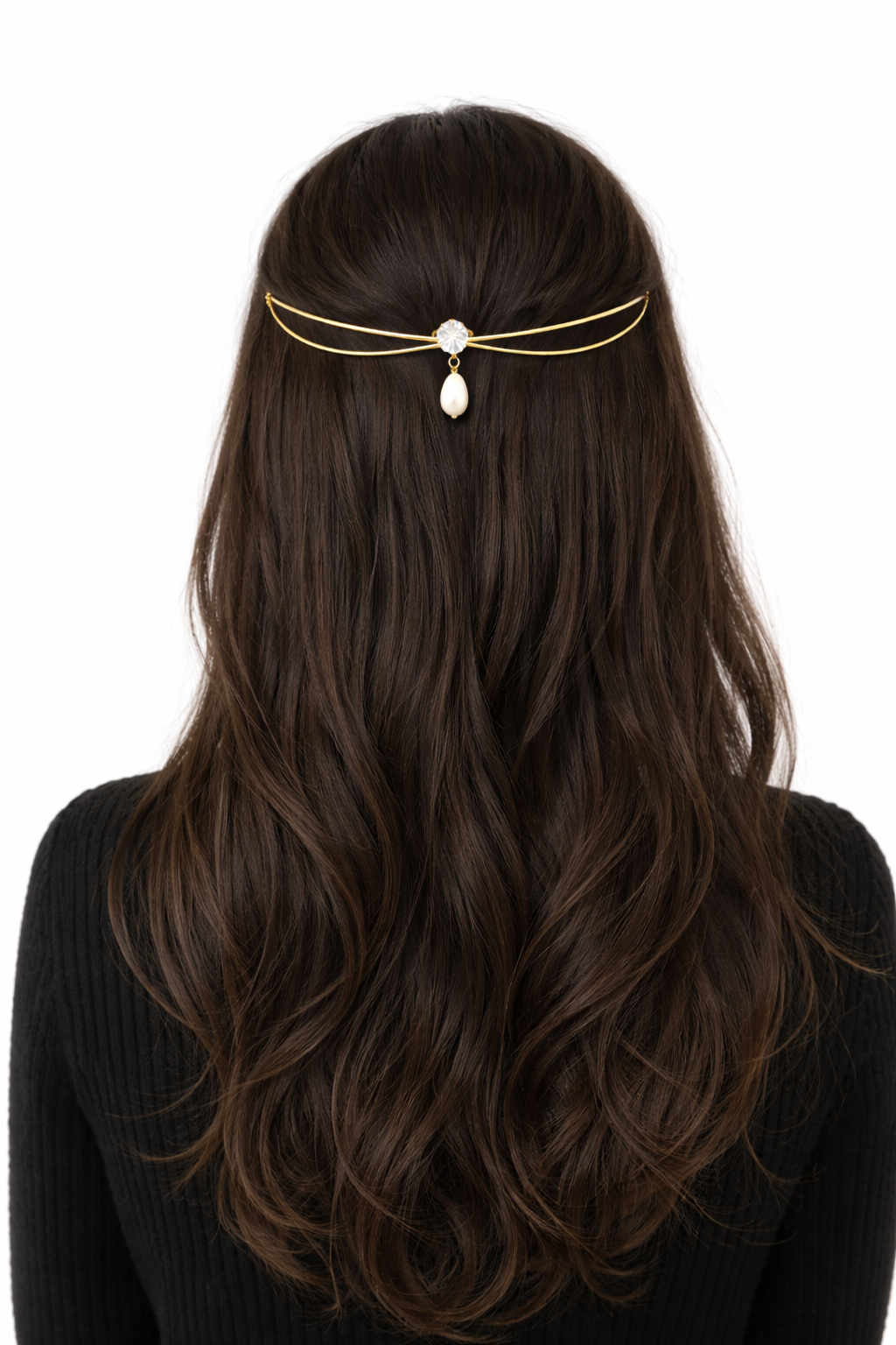 Moon Pearl Hair Crown.