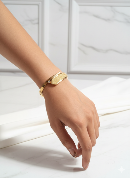 Sleek Wrap 18k Gold plated Bracelet