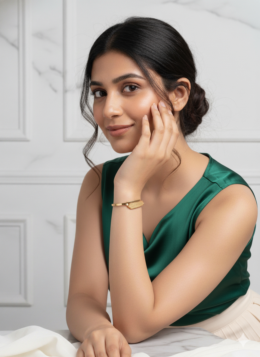 Sleek Wrap 18k Gold plated Bracelet