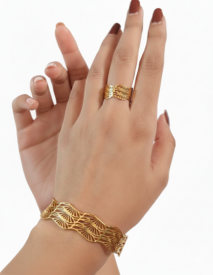 The Sunrise Set. 18k Gold Plated.