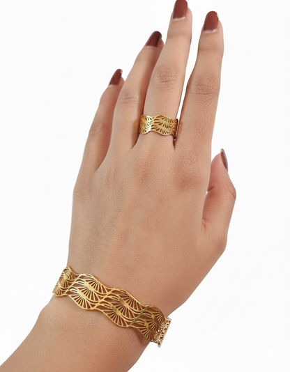 The Sunrise Set. 18k Gold Plated.