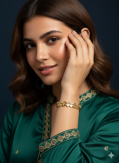 Love Link 18k Gold Plated Bracelet.