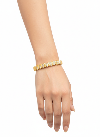 Golden Vine Bracelet 18k Gold Plated.