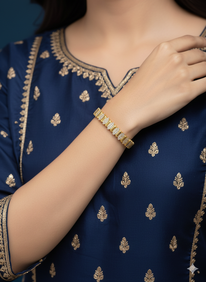 Golden Vine Bracelet 18k Gold Plated.