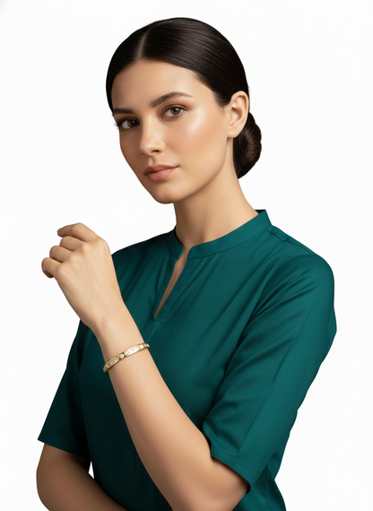 The Sweetheart Bracelet 18k Gold Plated.