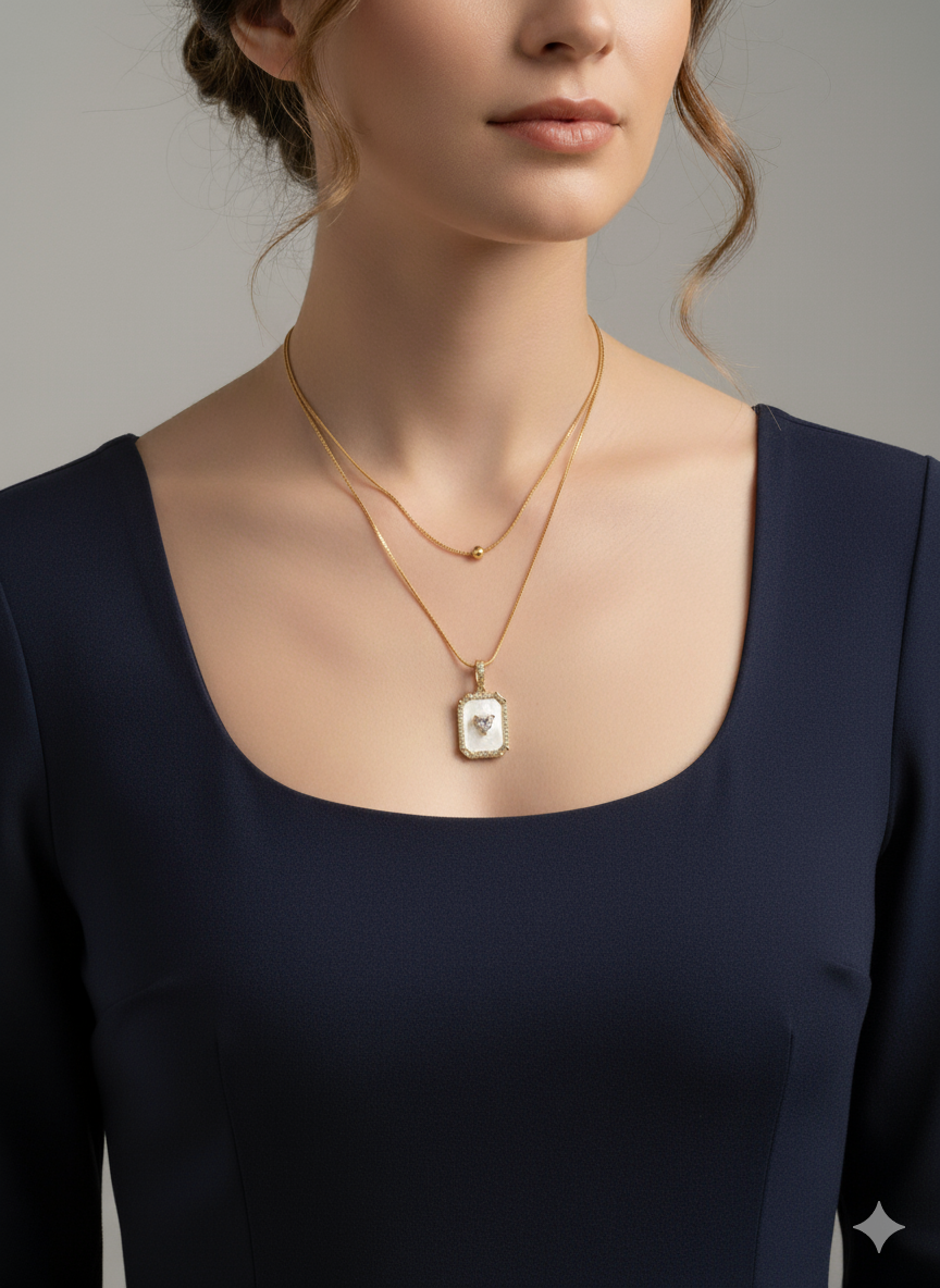 Doco Heart Locket 18k Gold Plated.