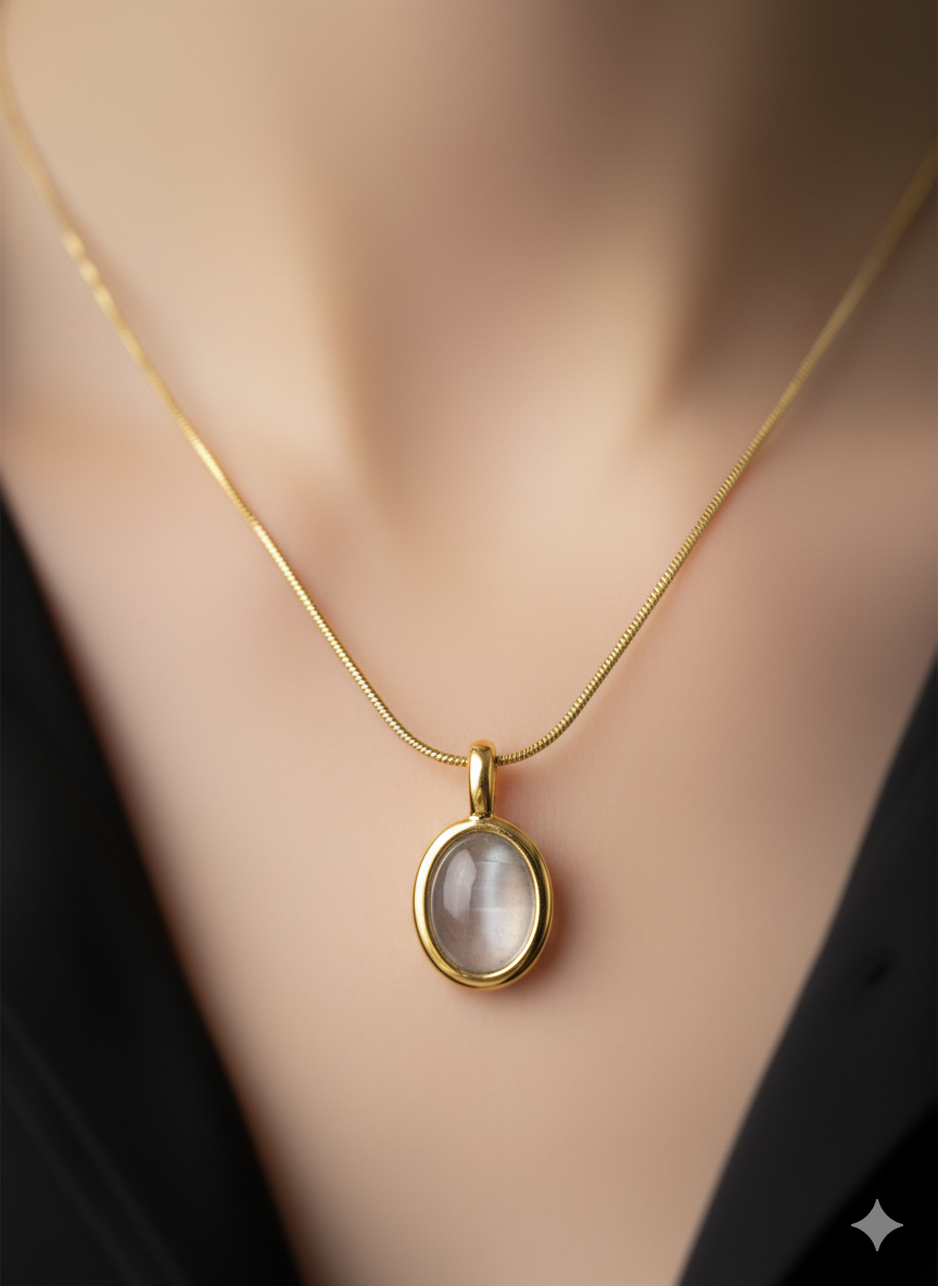 Golden Halo Necklace 18K Gold Plated