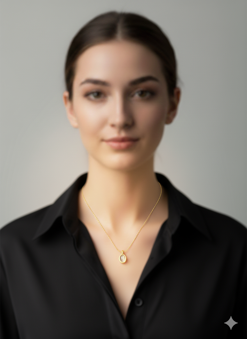 Golden Halo Necklace 18K Gold Plated