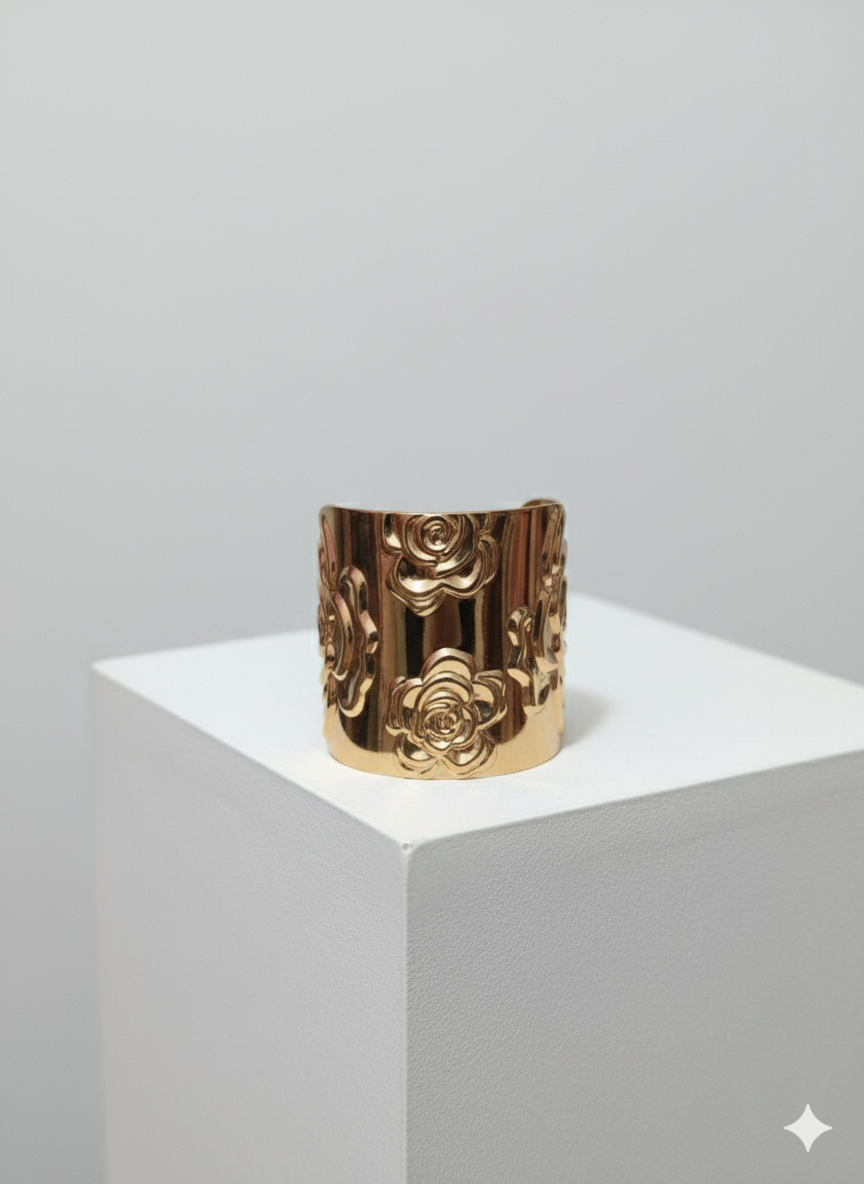 Golden Blossom Band 18k Gold Plated Bracelet