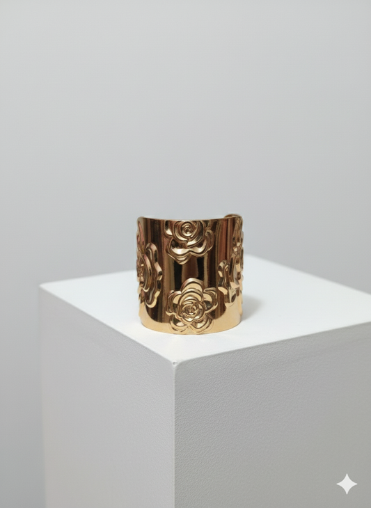 Golden Blossom Band 18k Gold Plated Bracelet