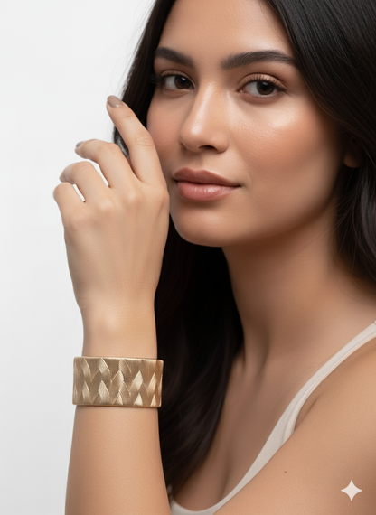 French Vintage Bracelet 18k Gold Plated