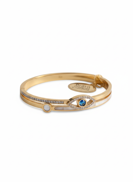 Evil Eye Galaxy Bracelet 18k Gold Plated.