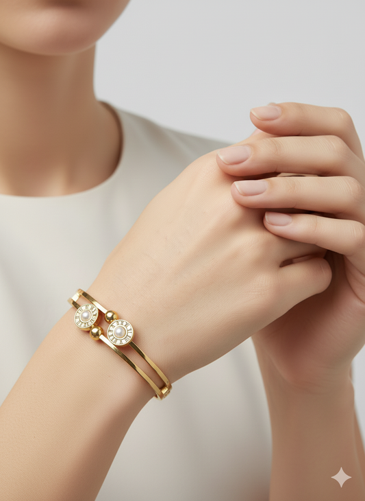 Whispering Wind Bracelet 18k Gold Plated