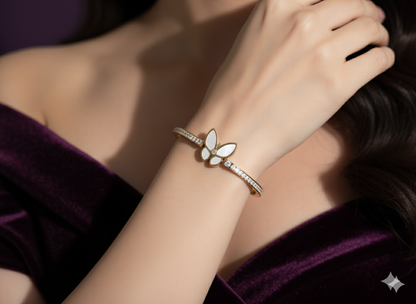 Zew Wings Bracelet 18k Gold Plated.