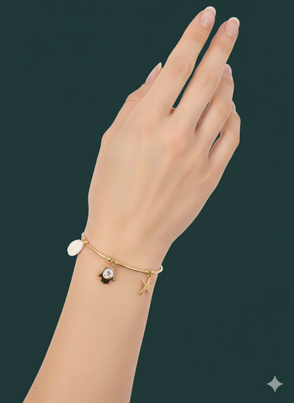 Rocky my Vintage Bracelet 18k Gold Plated.