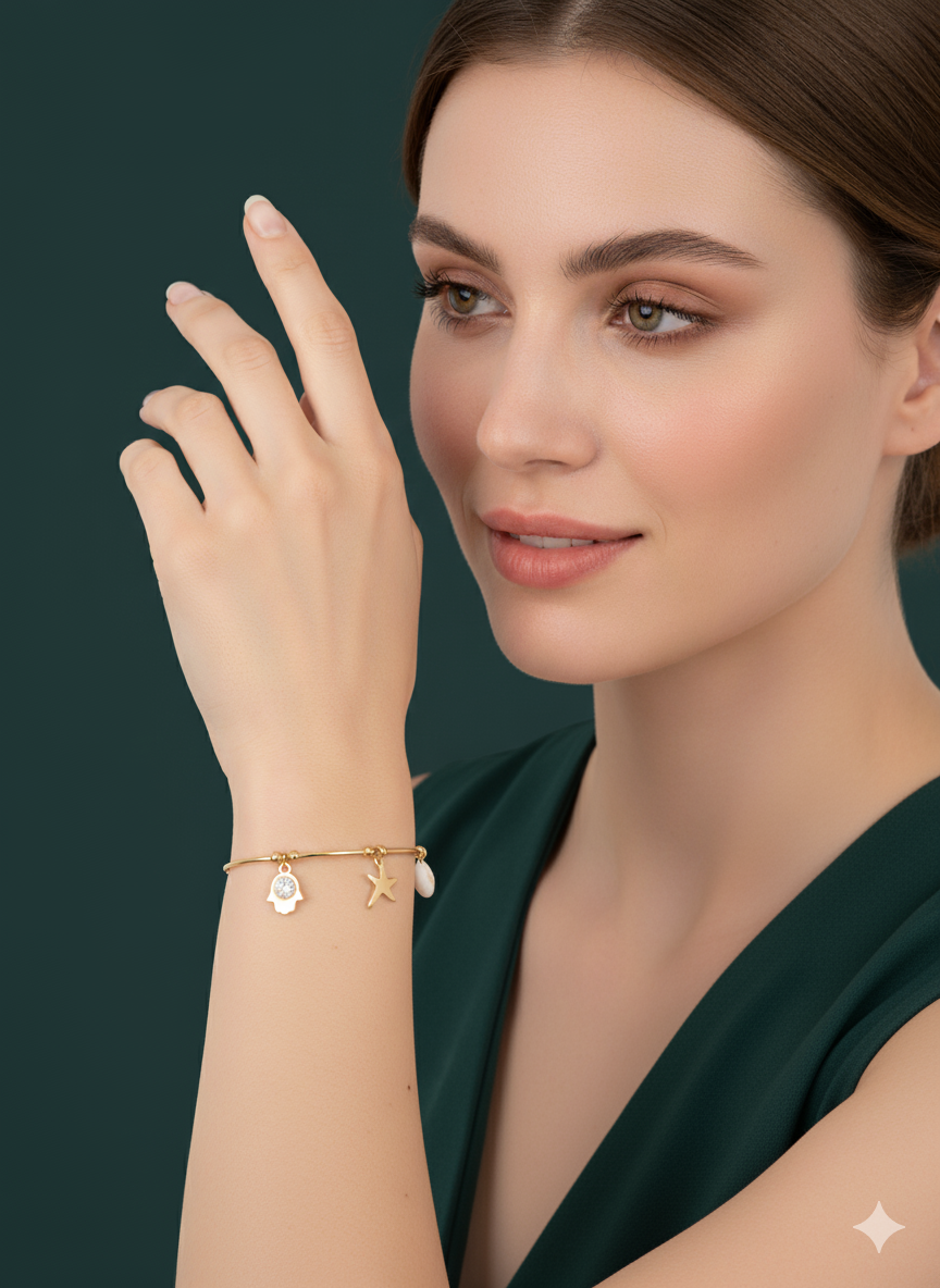 Rocky my Vintage Bracelet 18k Gold Plated.