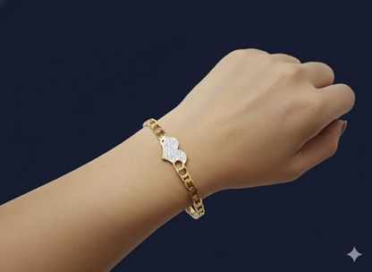 Heart Bracelet 18k Gold Plated