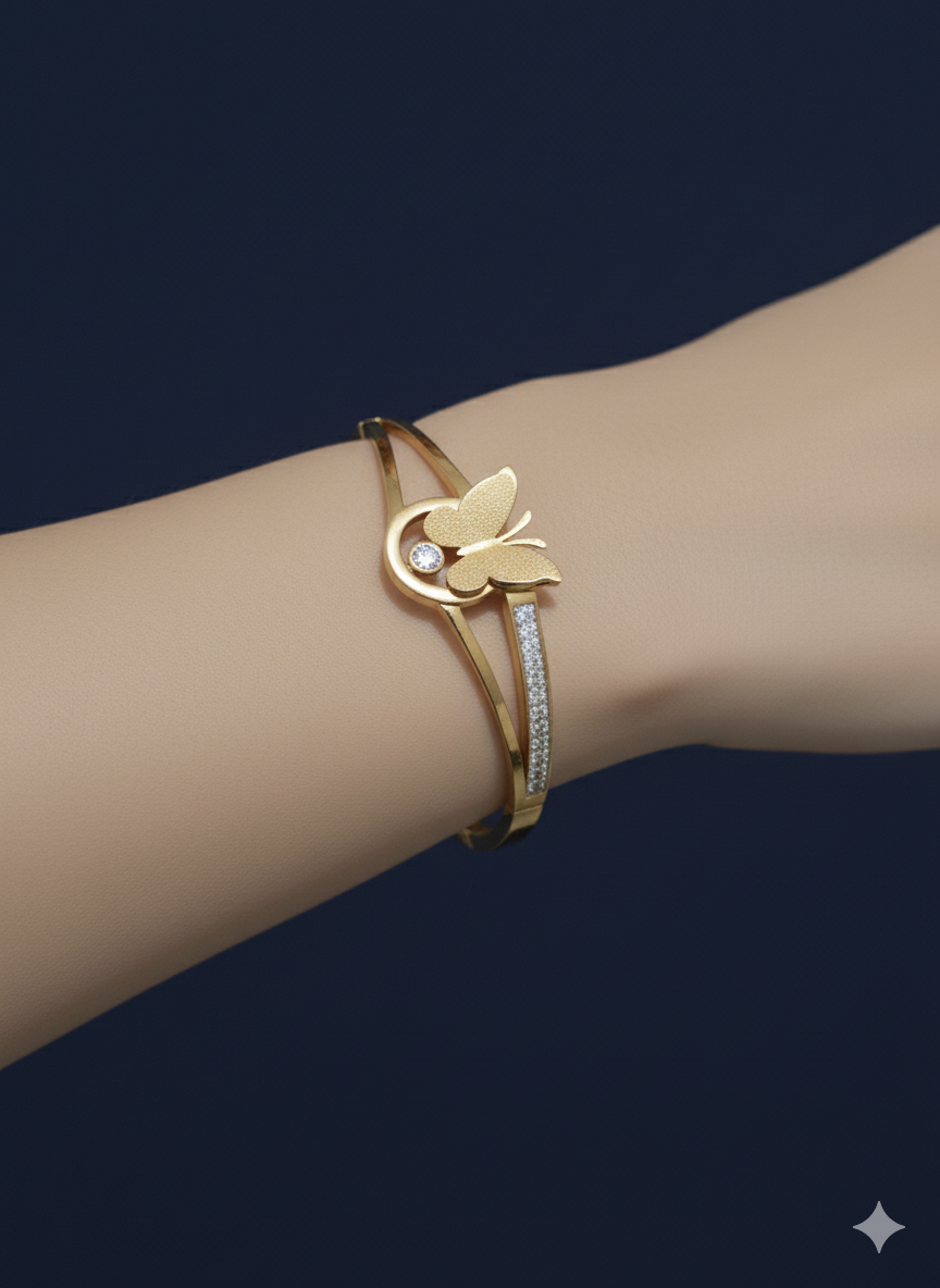 Butterfly Bliss Bracelet 18k Gold Plated