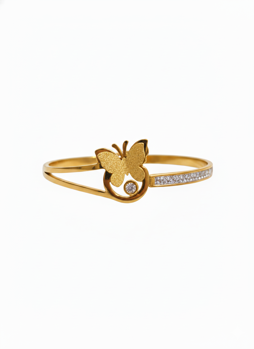 Butterfly Bliss Bracelet 18k Gold Plated