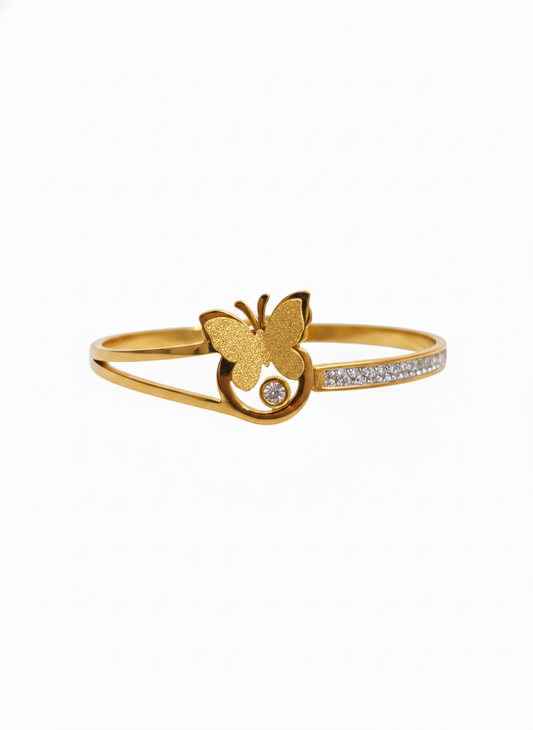 Butterfly Bliss Bracelet 18k Gold Plated