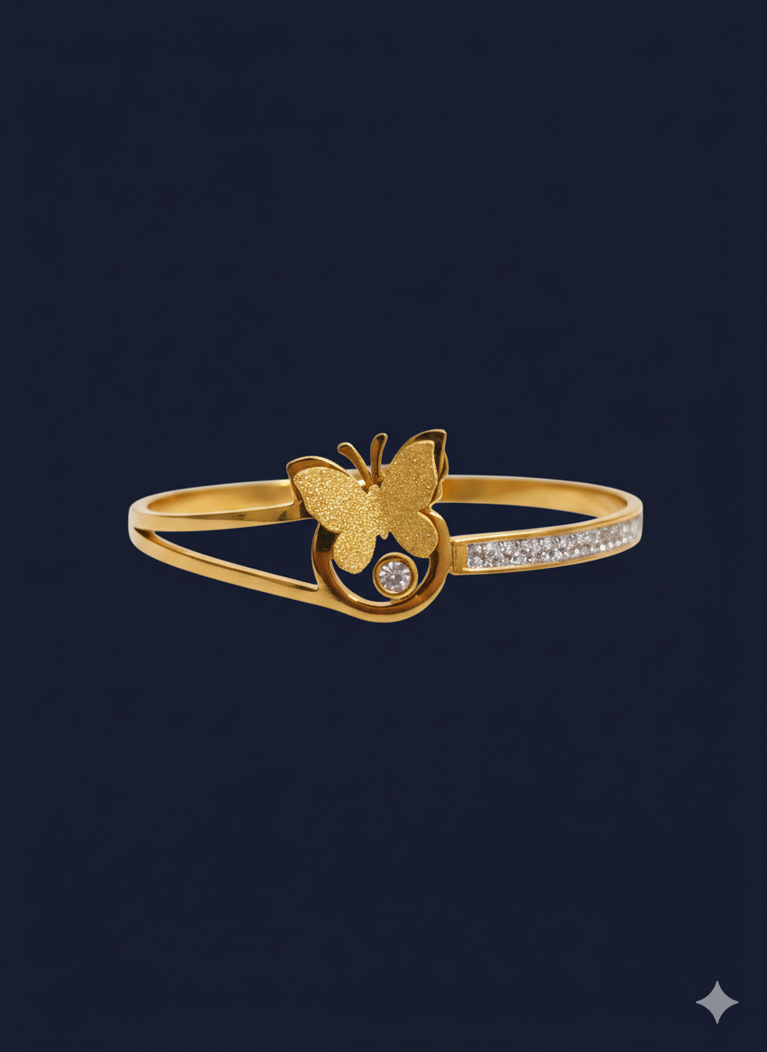 Butterfly Bliss Bracelet 18k Gold Plated