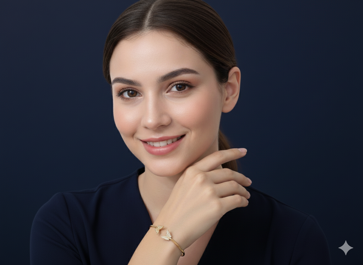 Zewrat Butterfly Bracelet 18K Gold Plated.