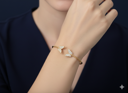 Zewrat Butterfly Bracelet 18K Gold Plated.