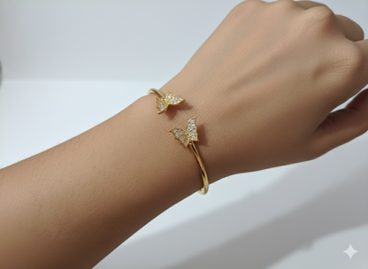 Zewrat Butterfly Bracelet 18K Gold Plated.