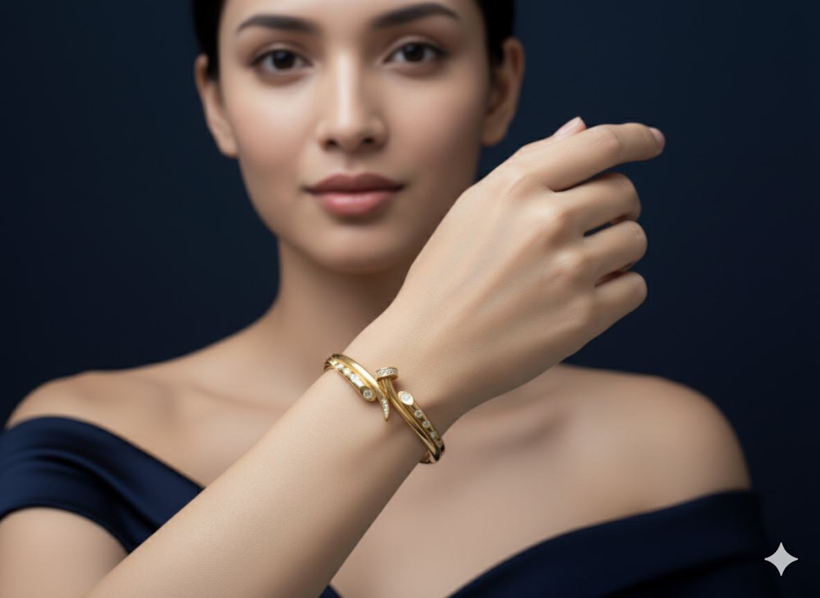 Royal Era Bracelet 18k Gold Plated.