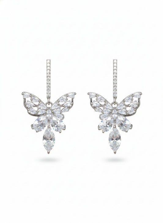 Celestial Butterfly Drop Earrings