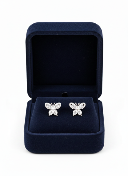 Diamond Butterfly Bliss Studs