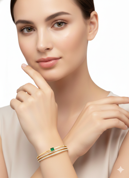 The Crown Bracelet Gold Plated