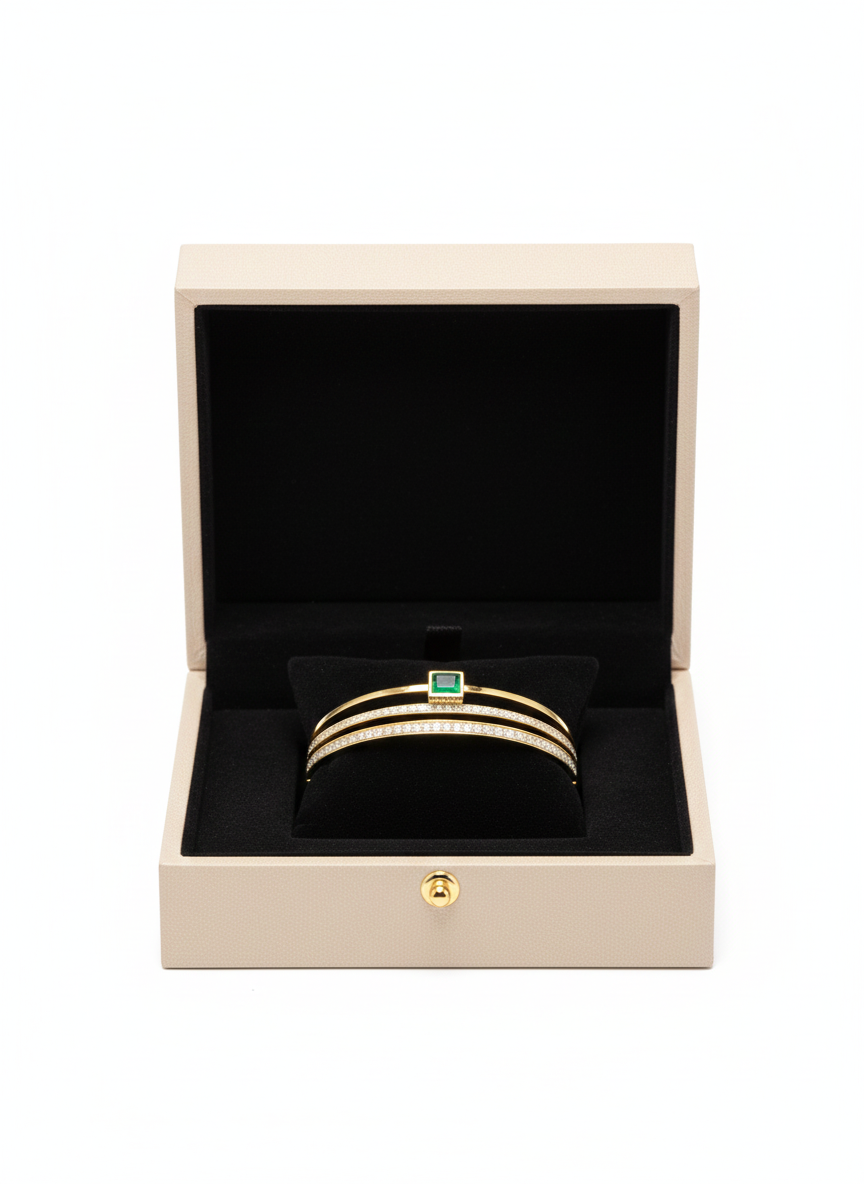 The Crown Bracelet Gold Plated