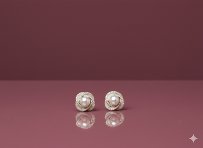 Royal Pearl Earrings 92.5 Starling Silver