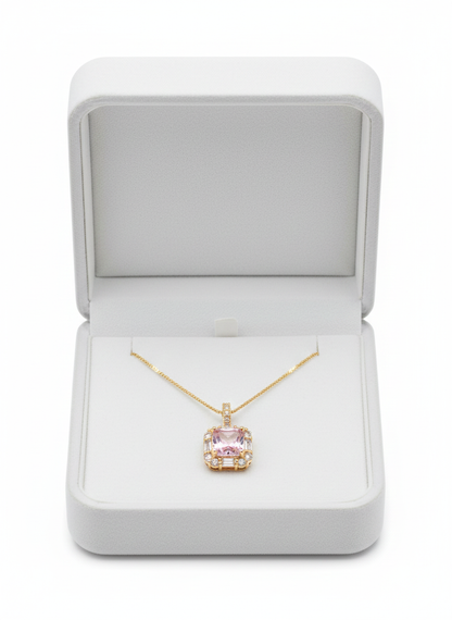 Princess Blush Pendant Gold Plated