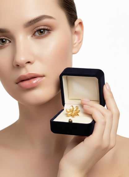 Golden Jasmine 18K Gold Plated Ring