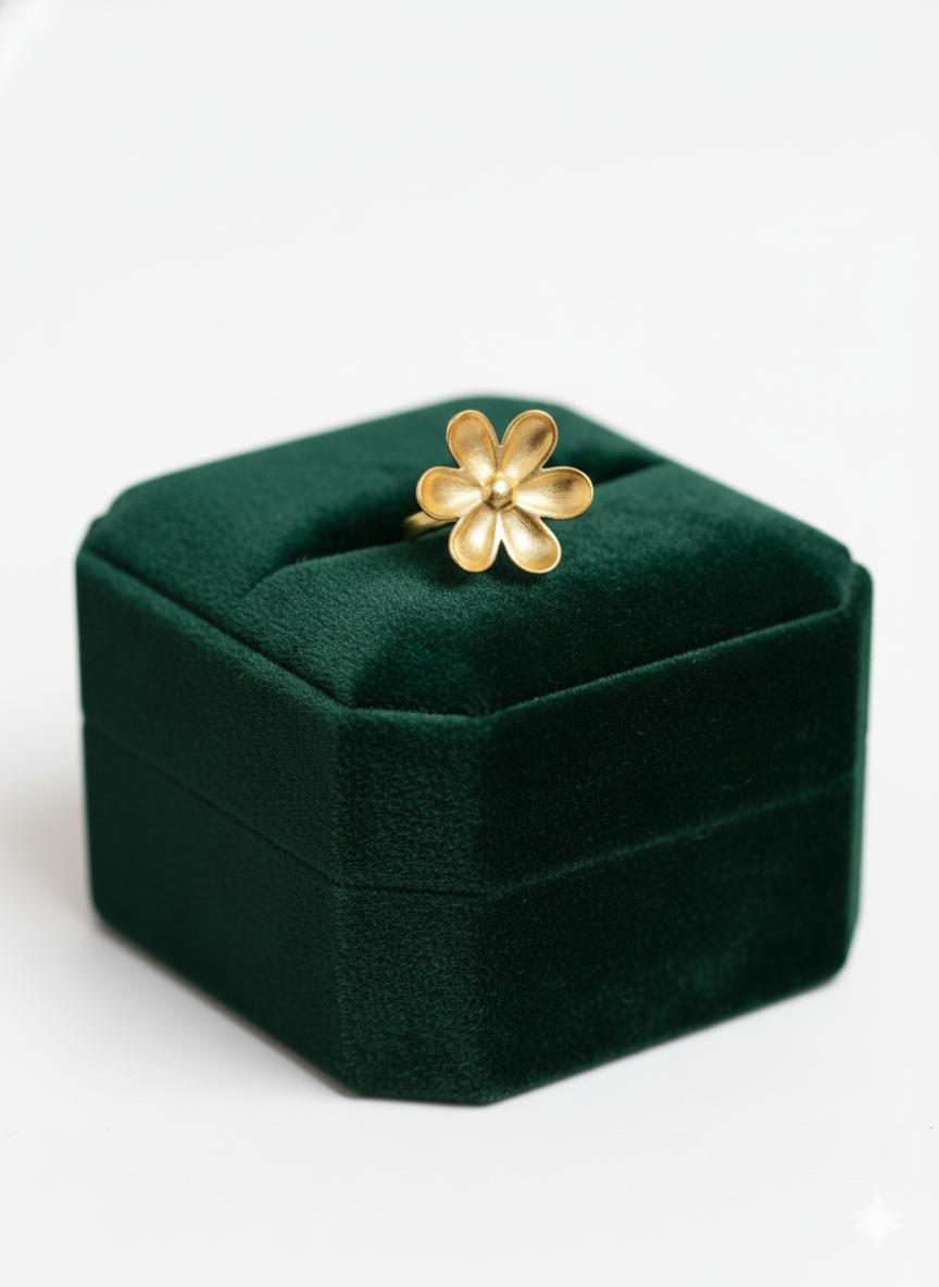 Golden Jasmine 18K Gold Plated Ring