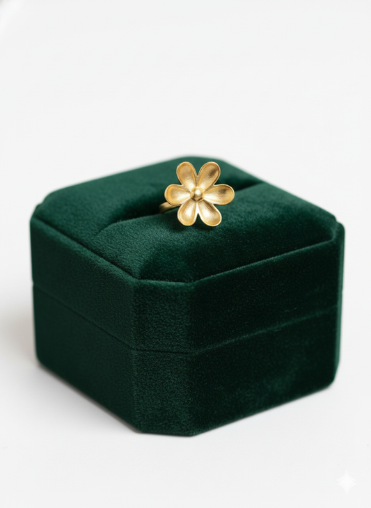 Golden Jasmine 18K Gold Plated Ring