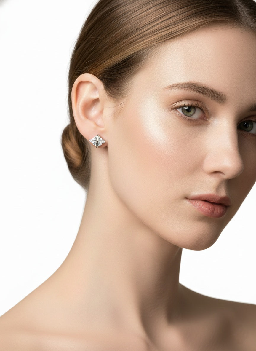 Solitaire Pure 92.5 Silver with Zirconia Diamond