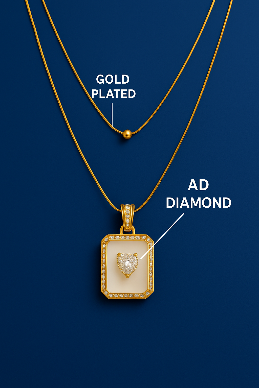 Doco Heart Locket 18k Gold Plated.