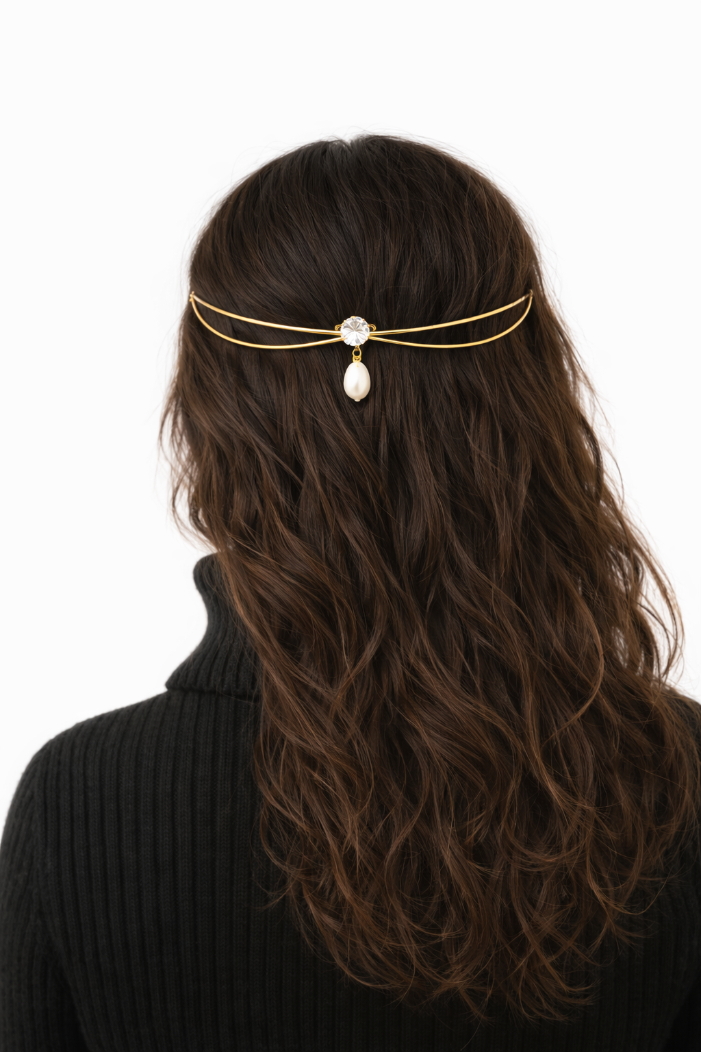 Moon Pearl Hair Crown.