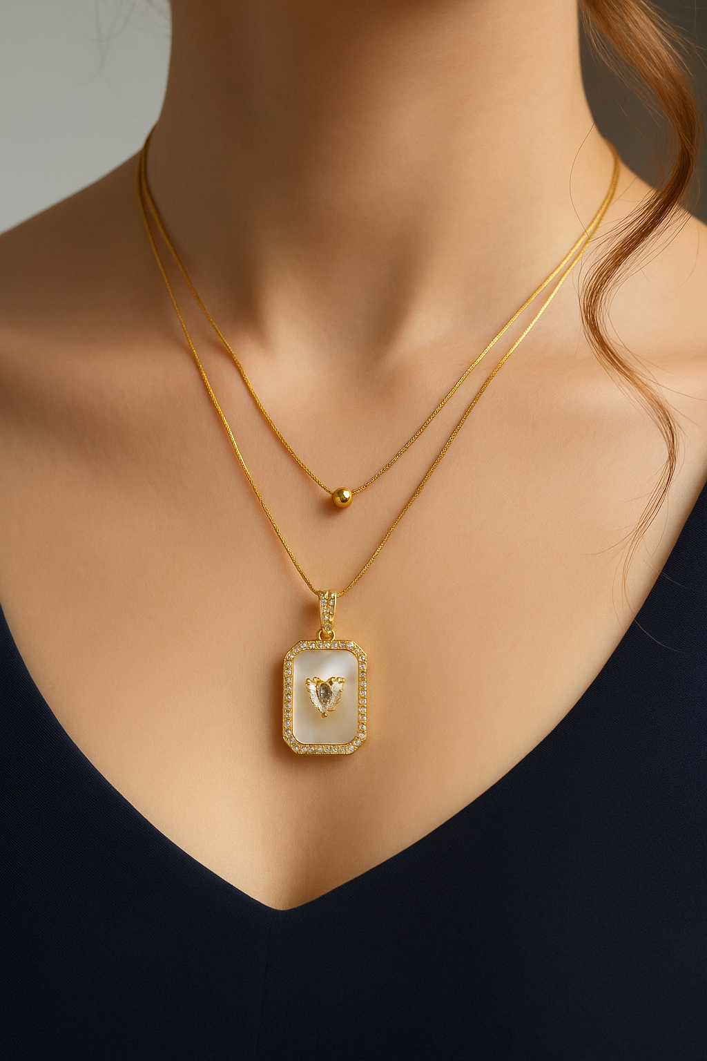 Doco Heart Locket 18k Gold Plated.