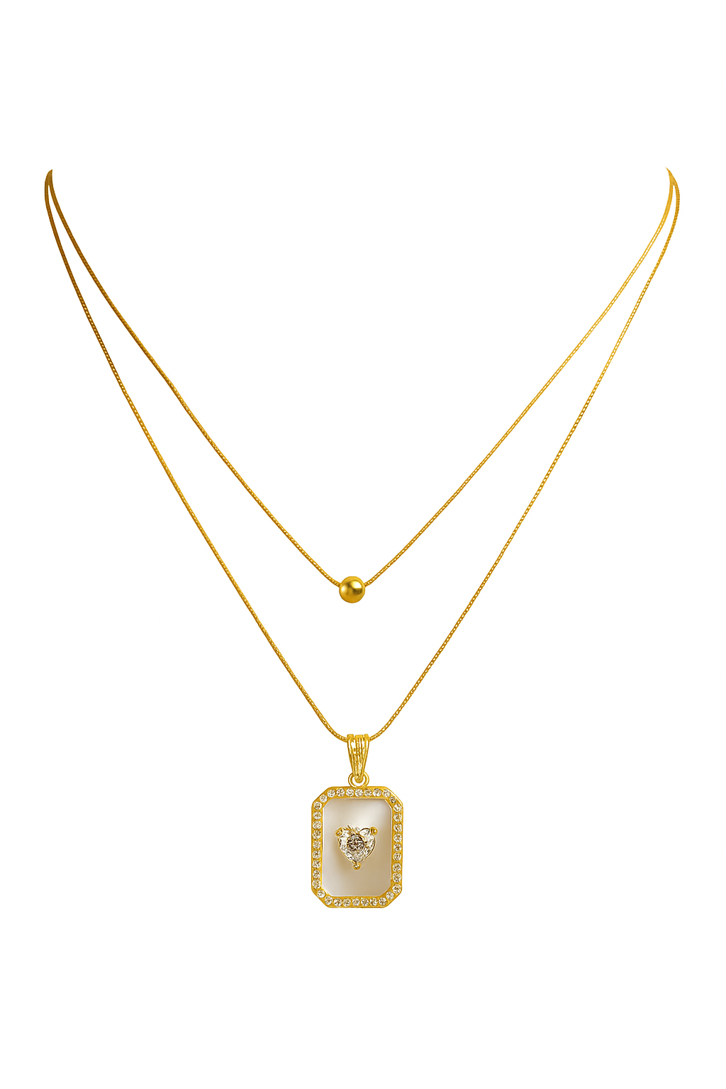 Doco Heart Locket 18k Gold Plated.