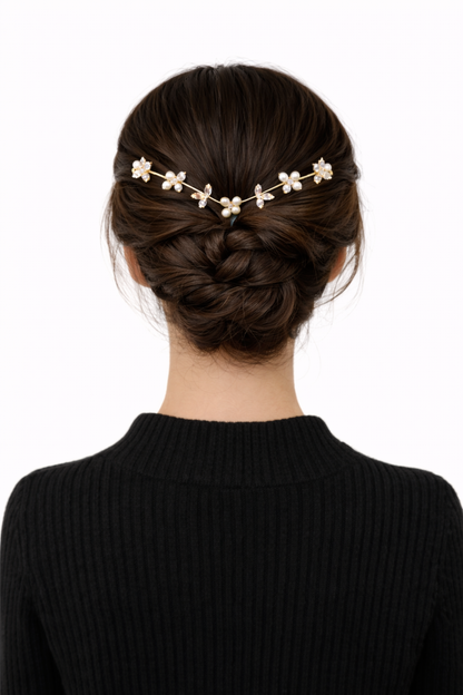 Flora Pearl Hair Crown.